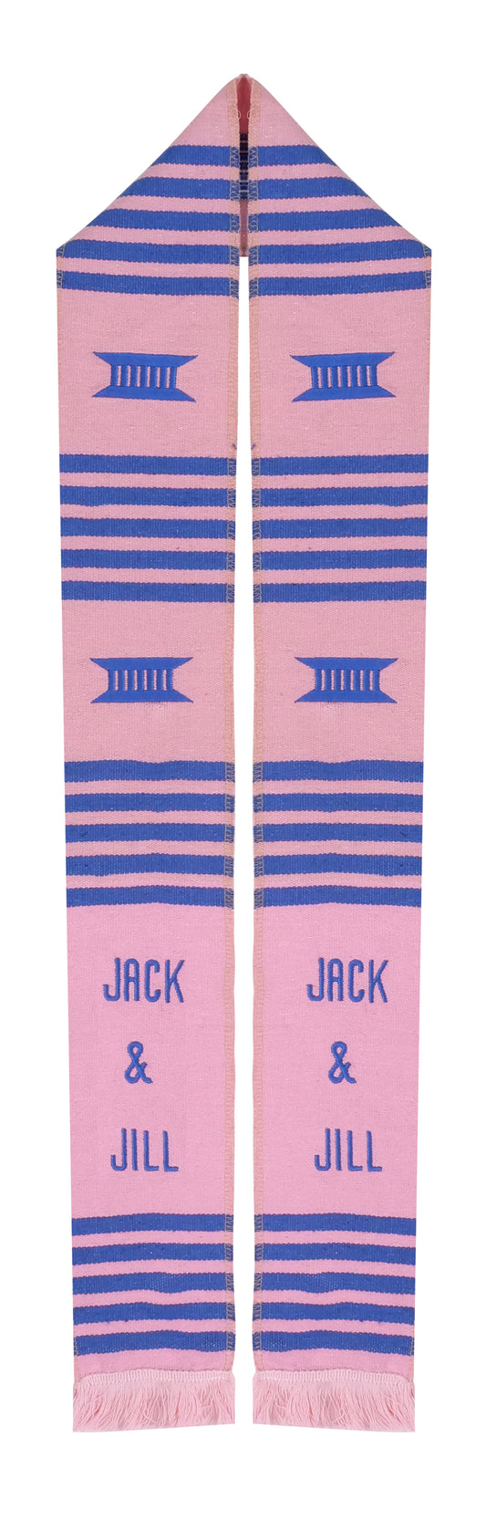 Jack and Jill Kente Graduation Stole – Handwoven Keepsake of Legacy and Honor