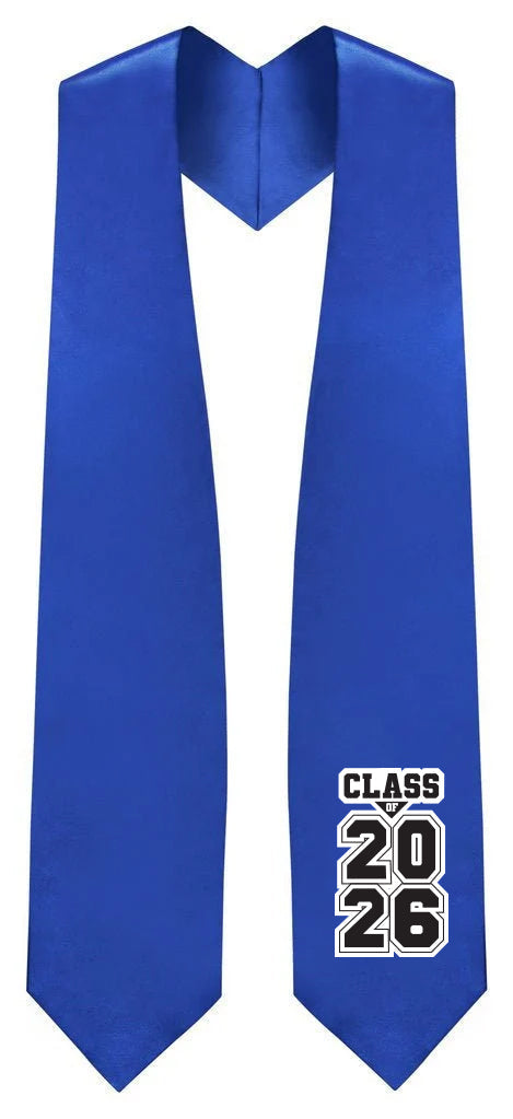 "Class of" Graduation Stole