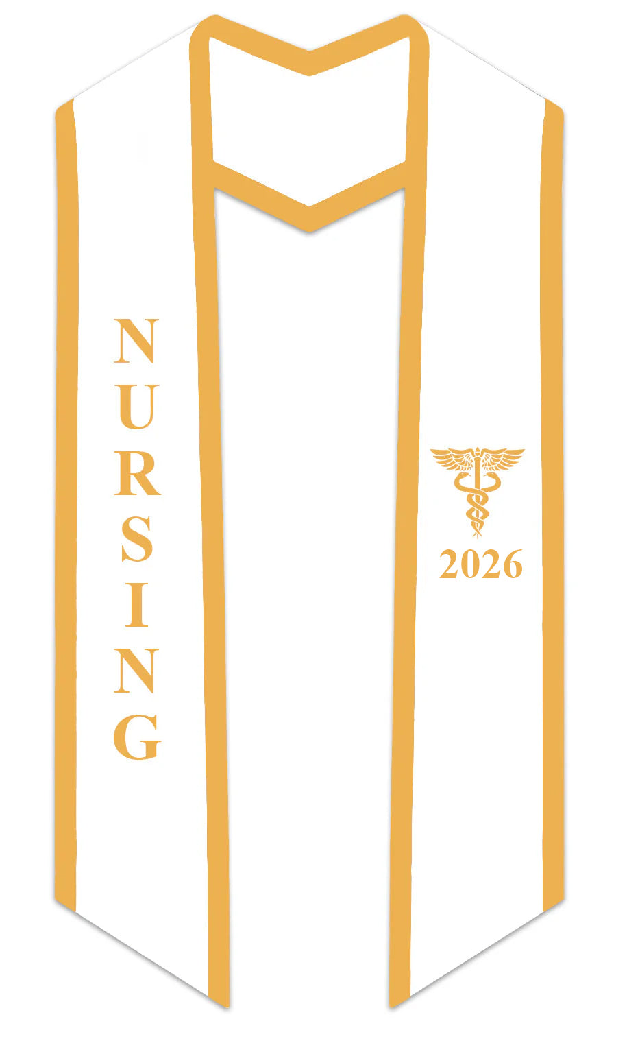 2026 Nursing Graduation Stole with Trim