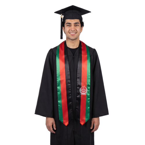 Afghanistan Graduation Stole - Afghanistan Flag Sash