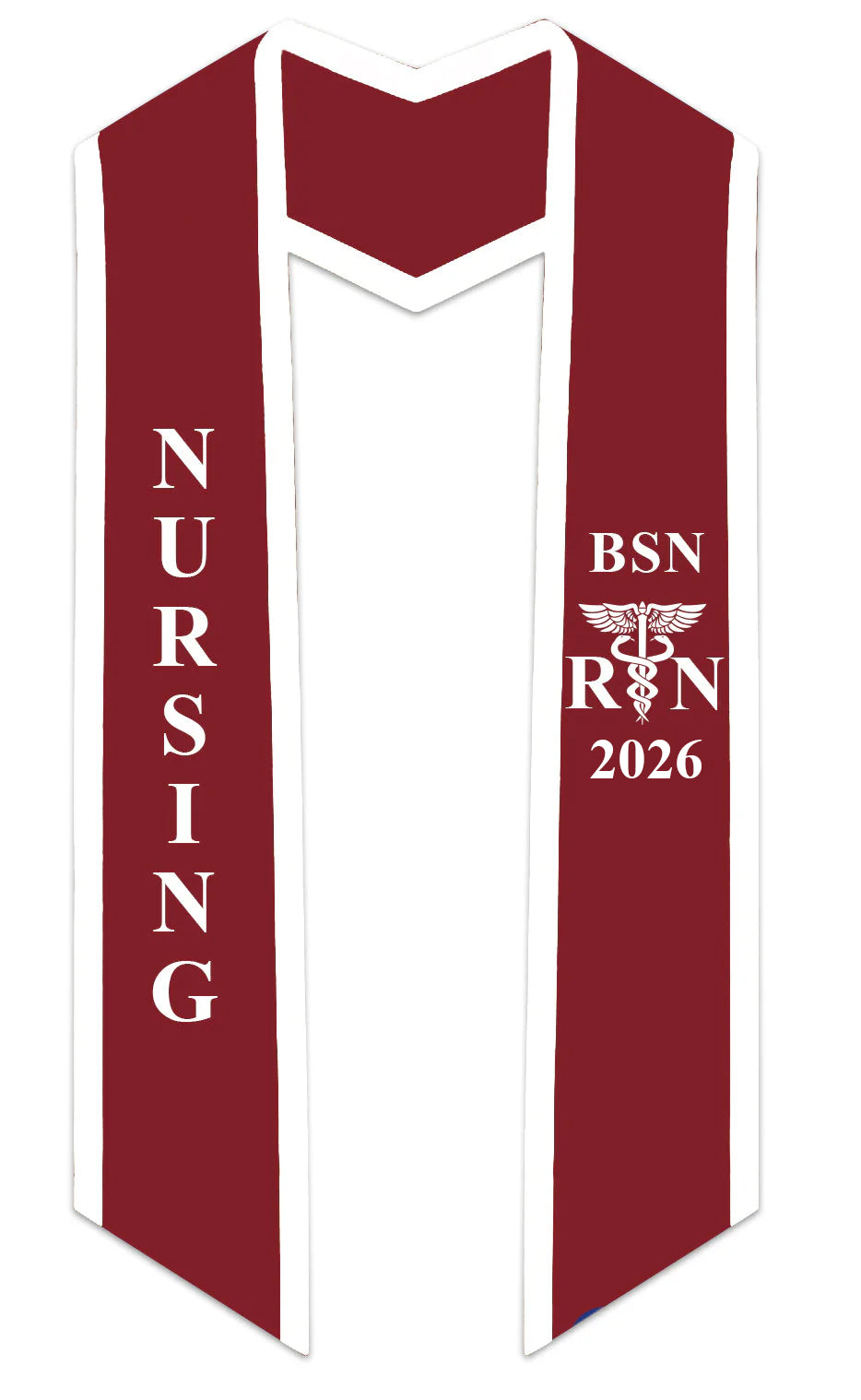 2026 BSN Nursing Graduation Stole with Trim