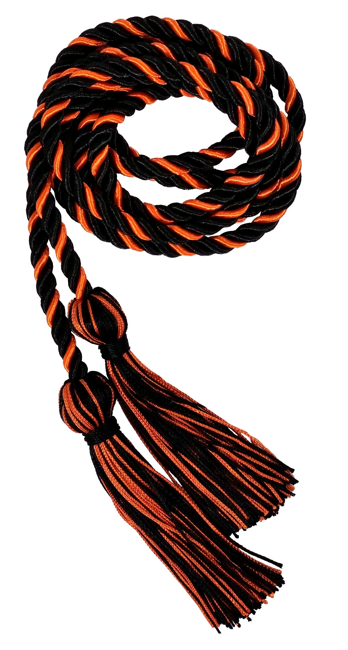Black and Orange Two Color Graduation Honor Cord – Stoles Canada