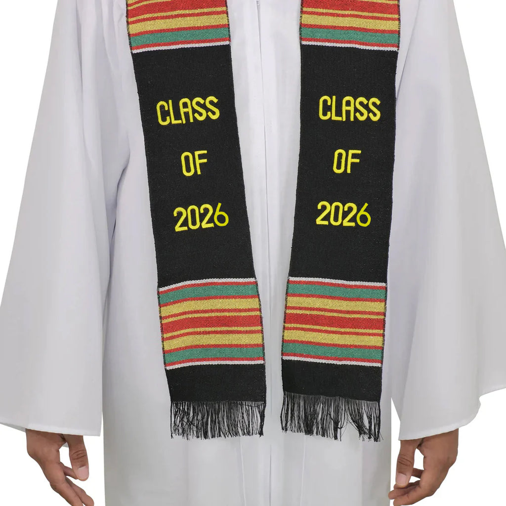 Class of 2025/2026 Kente Cloth Graduation Stole