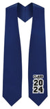 Navy "Class of 2024/2025" Graduation Stole