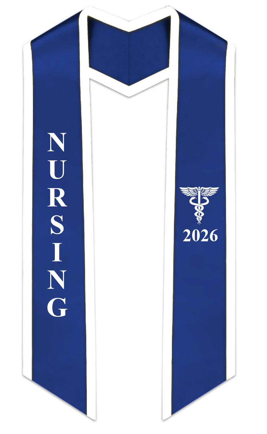 2026 Nursing Graduation Stole with Trim