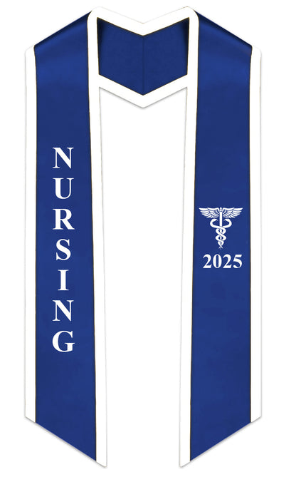 2025 Nursing Graduation Stole with Trim