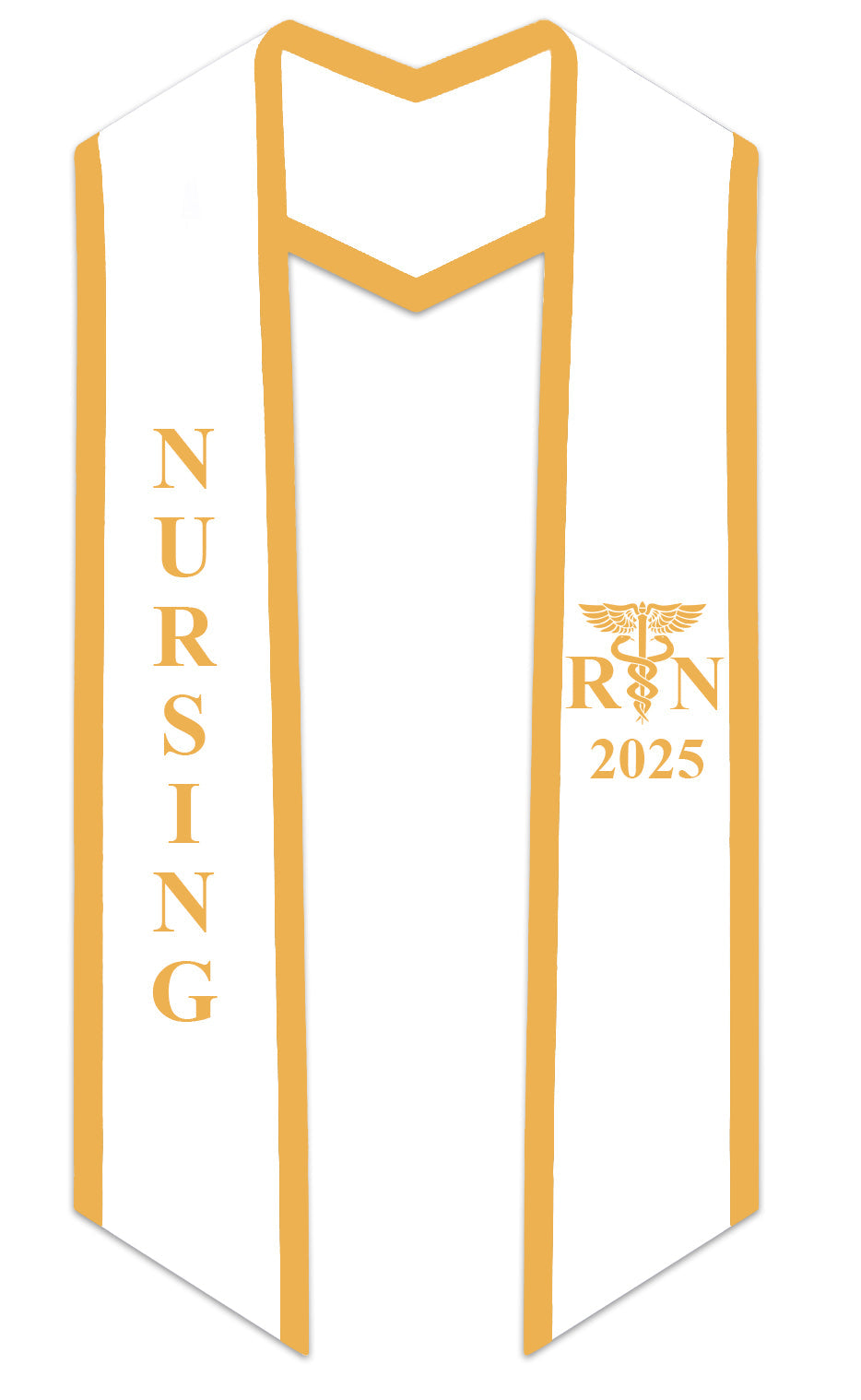 2025 RN Nursing Graduation Stole with Trim