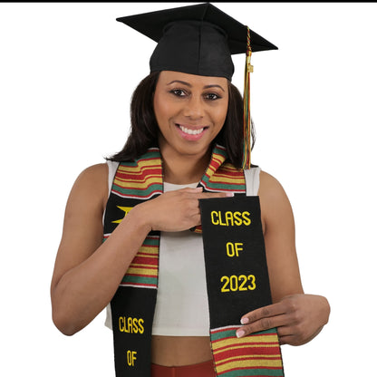 Class of 2023 Kente Cloth Graduation Stole