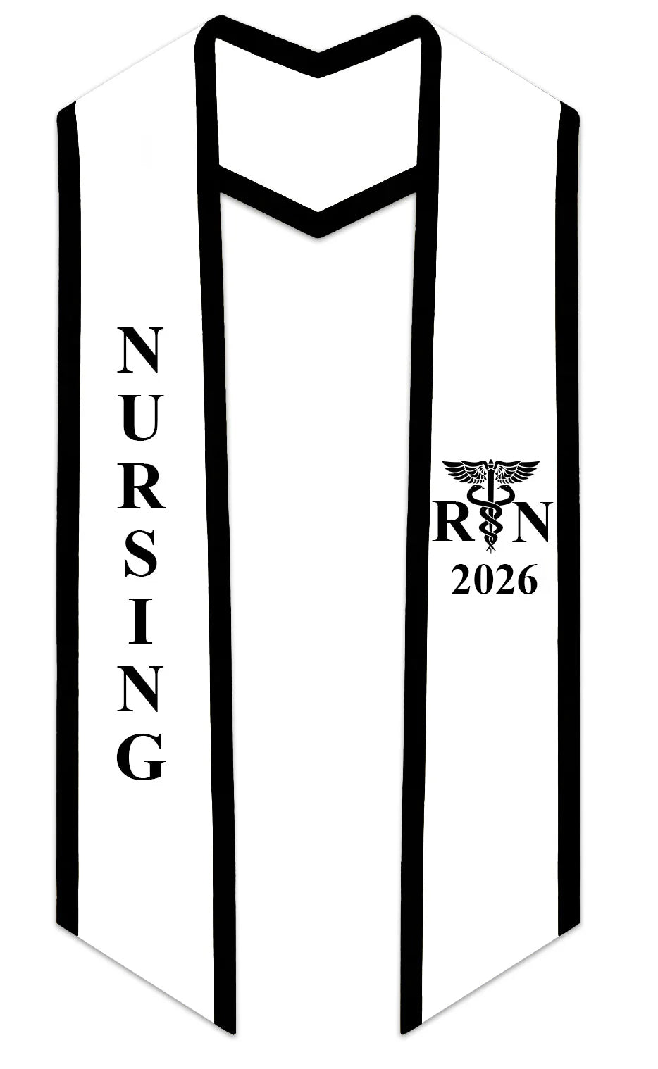 2026 RN Nursing Graduation Stole with Trim