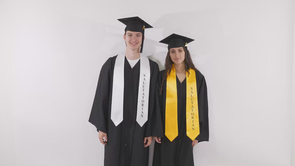 White Salutatorian Stole