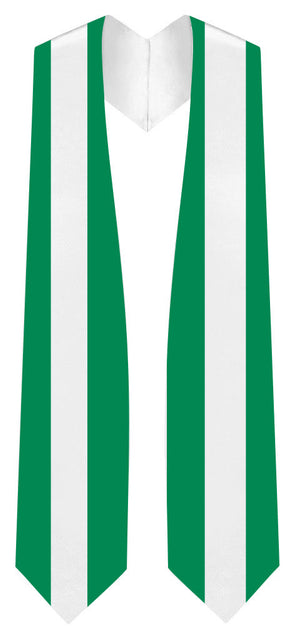 Nigeria Graduation Stole -  Nigeria Flag Sash