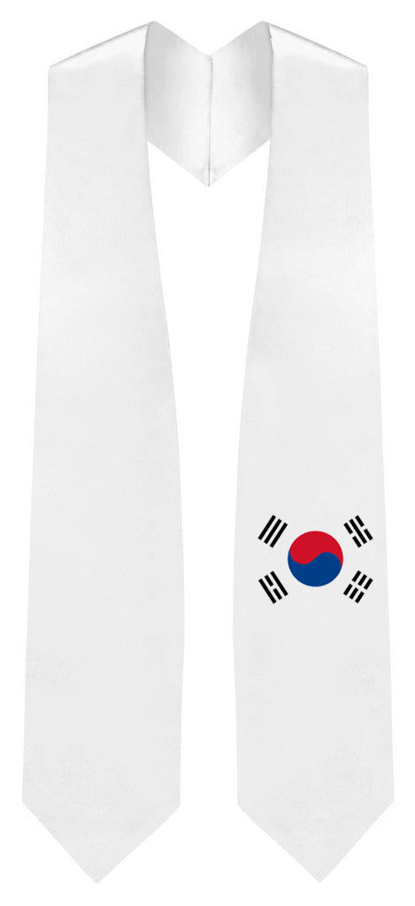 Korean Graduation Stole -  Korean Flag Sash
