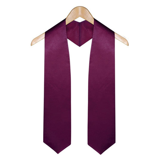 Maroon Graduation Stole - Stoles.com