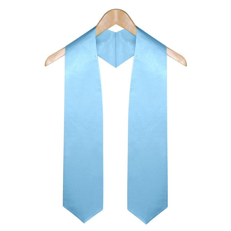 Light Blue High School Graduation Stole - Stoles.com