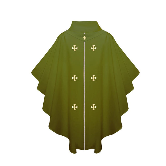 Olive Green Chasuble - Stoles.com