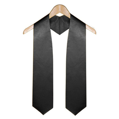 Black Graduation Stole