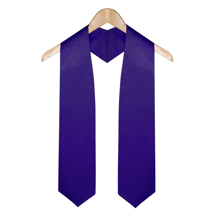 Purple High School Graduation Stole - Stoles.com