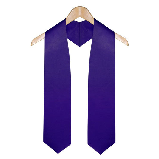 Purple High School Graduation Stole - Stoles.com