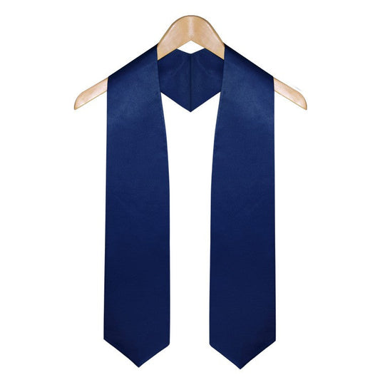 Navy Blue High School Graduation Stole - Stoles.com