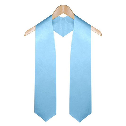 Light Blue Elementary & Middle School Graduation Stole - Stoles.com