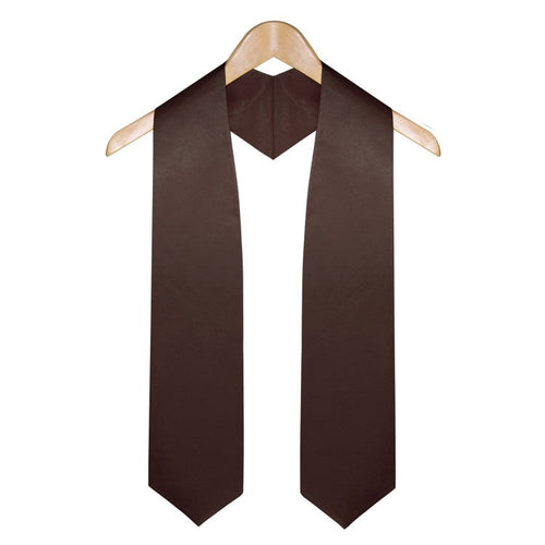 Brown Graduation Stole
