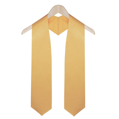 Antique Gold High School Graduation Stole