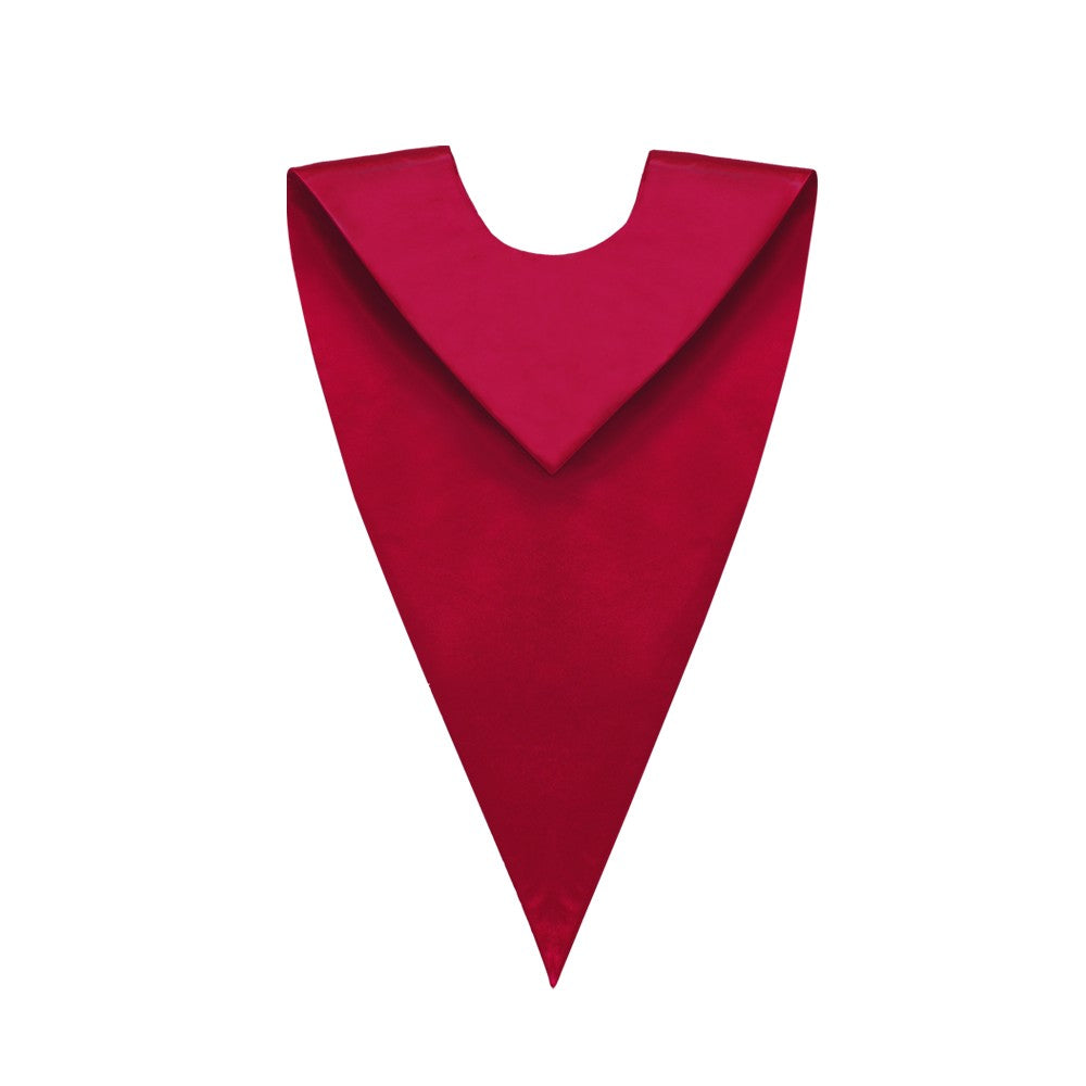 Red V-Neck Choir Stole - Stoles.com