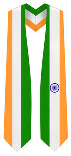 India Graduation Stole -  India Flag Sash