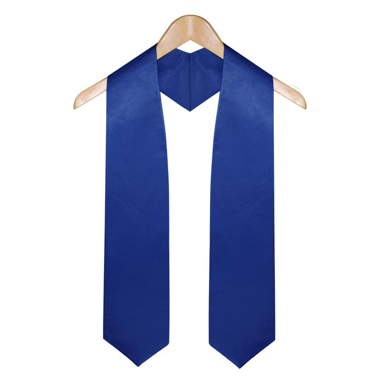 Royal Blue Graduation Stole - Stoles.com