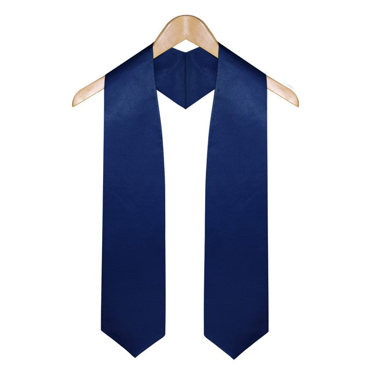 Navy Blue University & College Graduation Stole - Stoles.com