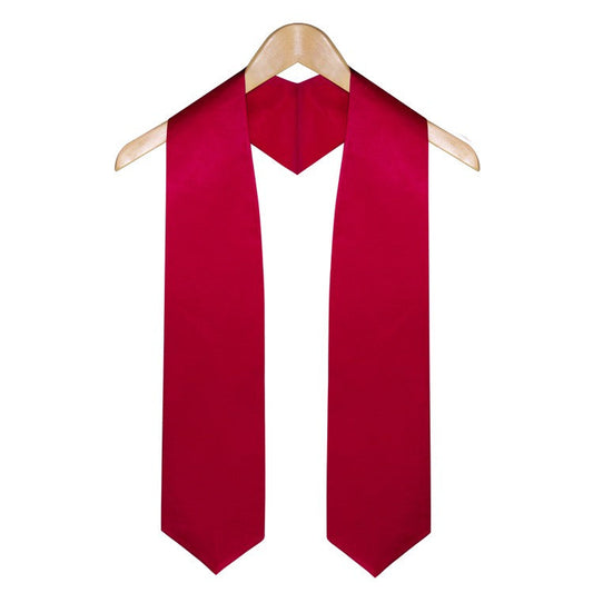 Red High School Graduation Stole - Stoles.com