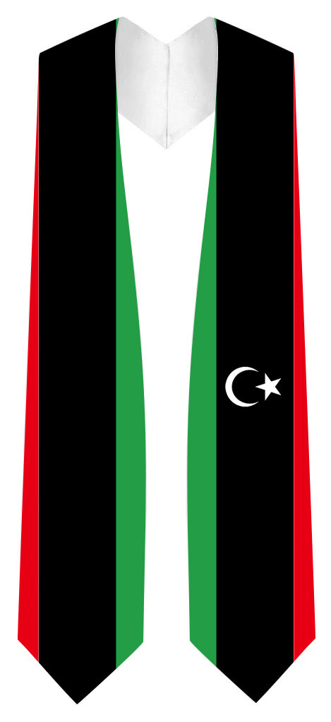 Libya Graduation Stole - Libya Flag Sash