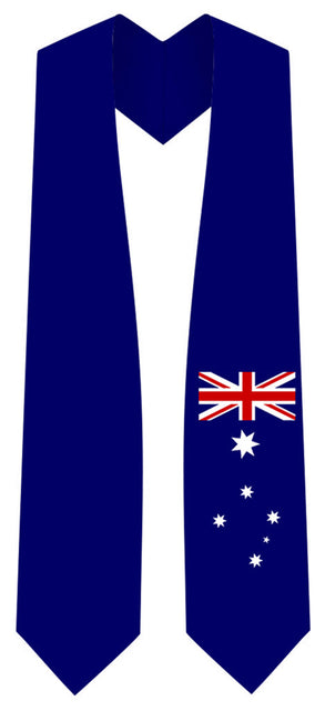 Australia Graduation Stole -  Australia Flag Sash