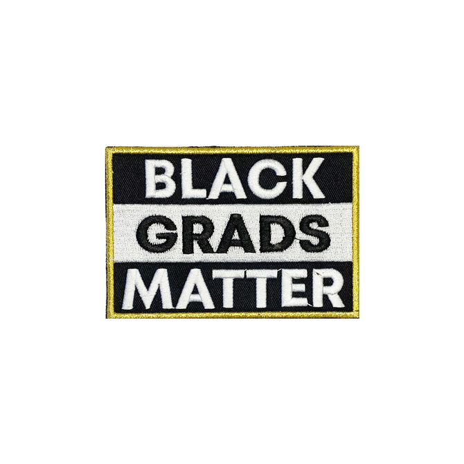Pink BLACK GRADS MATTER Graduation Stole