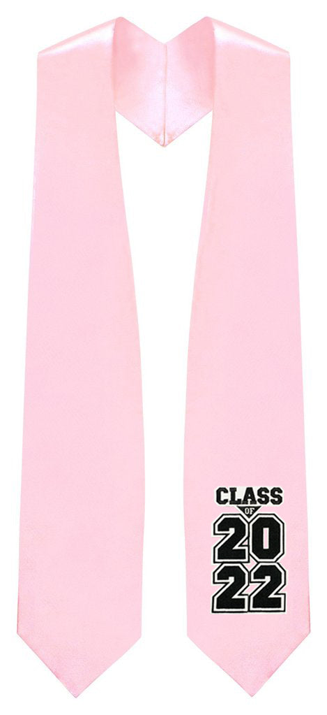 Pink "Class of 2022" Graduation Stole