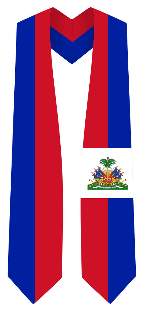 Haiti Graduation Stole -  Haiti Flag Sash