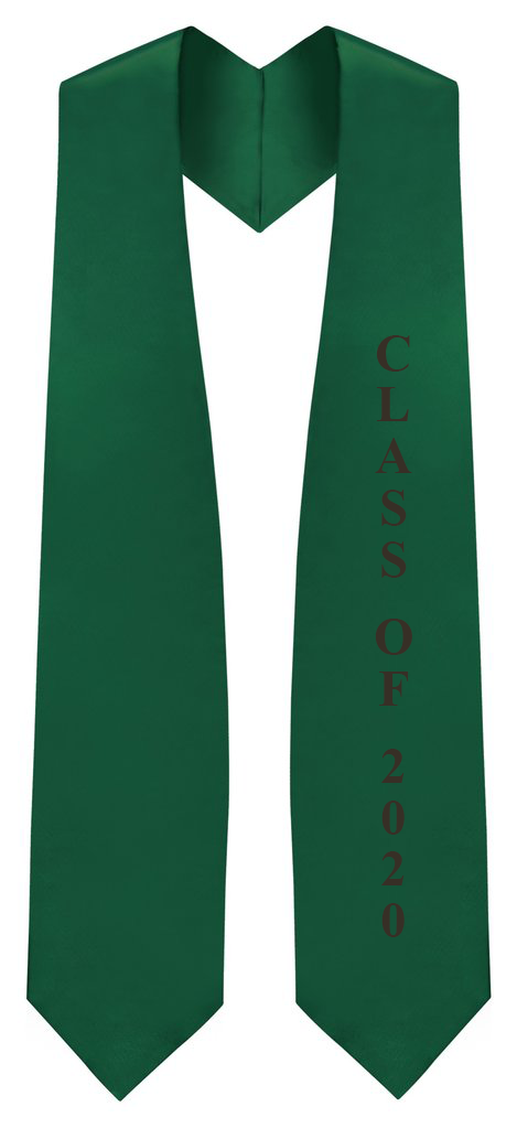 Hunter "Class of 2020" Graduation Stole - Stoles.com