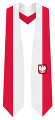 Poland Graduation Stole - Poland Flag Sash