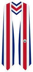Costa Rica - International Patch Stole