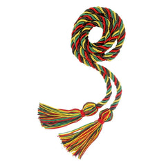 Kente Intertwined Honor Cord Graduation Honor Cord - College & High School Honor Cords